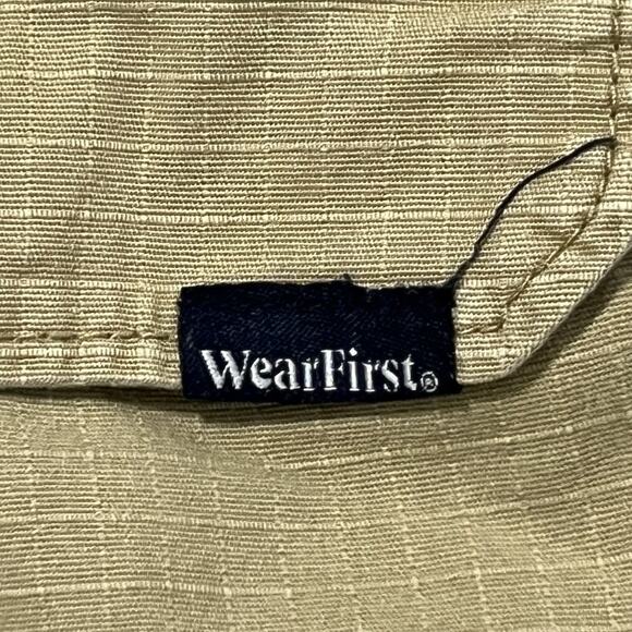 WearFirst Shorts Mens 38* Beige Stretch Riptstop Free Band Cargo Pants - Picture 5 of 12
